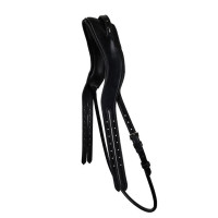 Tétière Montar adapté cuir tanné sous gorge ronde Noir