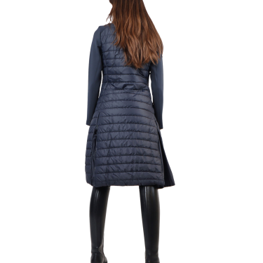 Veste longue Montar matelassé hybrid femme Marine Bleu marine