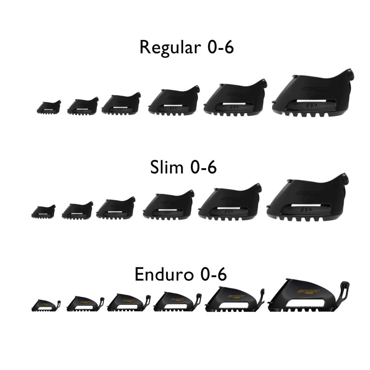 Kit de démarrage coques d'essai Scoot Boots Regular Slim Enduro