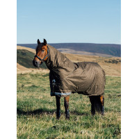 Couverture imperméable LeMieux Arika Ripstop 200g 600D Alpine Marron