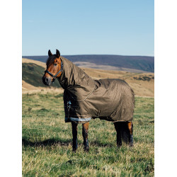 Couverture imperméable LeMieux Arika Ripstop 200g 600D Alpine Marron