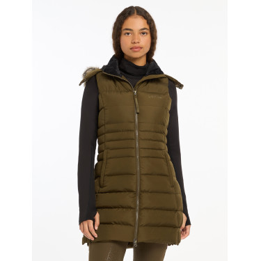 Doudoune sans manches LeMieux matelassé Harper Longline femme Doudoune sans manches LeMieux matelassé Harper Longline femme