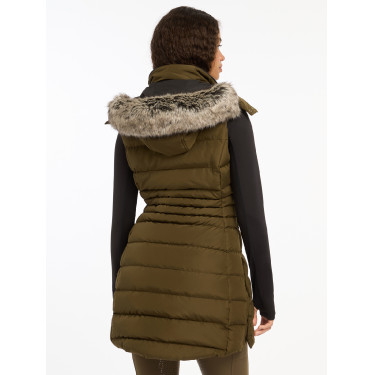 Doudoune sans manches LeMieux matelassé Harper Longline femme Doudoune sans manches LeMieux matelassé Harper Longline femme