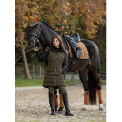 Doudoune sans manches LeMieux matelassé Harper Longline femme Alpine Marron Doudoune sans manches LeMieux matelassé Harper Longline femme Alpine Marron