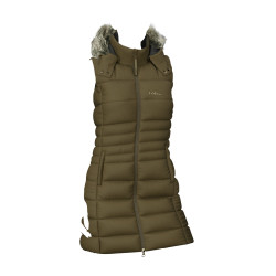 Doudoune sans manches LeMieux matelassé Harper Longline femme Alpine Marron Doudoune sans manches LeMieux matelassé Harper Longline femme Alpine Marron