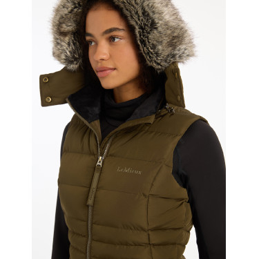 Doudoune sans manches LeMieux matelassé Harper Longline femme Doudoune sans manches LeMieux matelassé Harper Longline femme