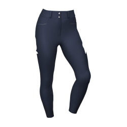 Pantalon LeMieux grip genoux Isabelle femme Marine Bleu marine