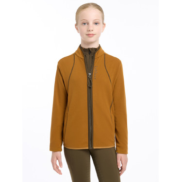 Polaire LeMieux à fermeture éclair Felicity Young Rider Ginger Marron