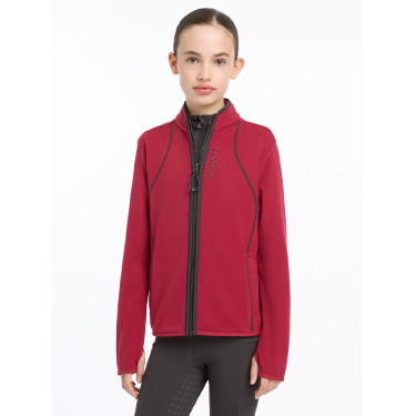 Polaire LeMieux à fermeture éclair Felicity Young Rider Ember Bordeaux