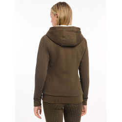 Sweat à capuche LeMieux doublé Leia Alpine Marron