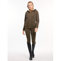 Sweat à capuche LeMieux doublé Leia Alpine Marron