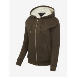 Sweat à capuche LeMieux doublé Leia Alpine Marron