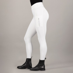Legging d'équitation HV Polo Evi FullGrip Blanc