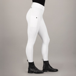 Legging d'équitation HV Polo Evi FullGrip Blanc