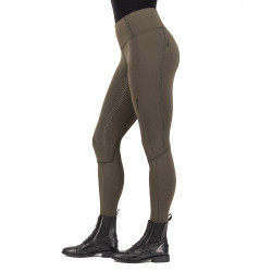 Legging d'équitation Euro-Star Breez FullGrip Huile foncé Marron