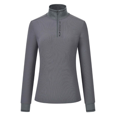 Top Tech HV Polo Valerie Gris zinc