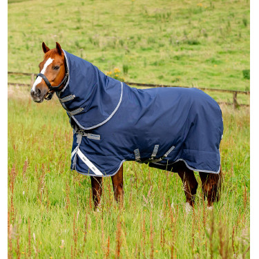 Couverture Horseware Rhino Plus Turnout 0g 1000D Marine / gris titanium / bleu classic Bleu marine Couverture Horseware Rhino Plus Turnout 0g 1000D Marine / gris titanium / bleu classic Bleu marine