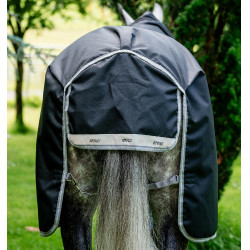 Couverture Horseware Amigo Bravo 12 XL 0g Noir / gris titanium / argent