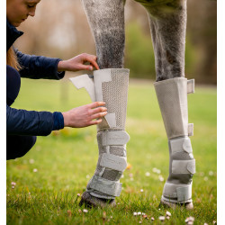 Guêtres Anti-mouches Rambo® Tech-Fit Horseware Argent Guêtres Anti-mouches Rambo® Tech-Fit Horseware Argent