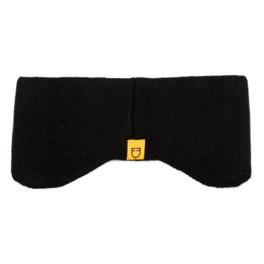 Bandeau Equestro unisexe en laine côtelée avec protection d'oreilles et logo Bandeau Equestro unisexe en laine côtelée avec protection d'oreilles et logo