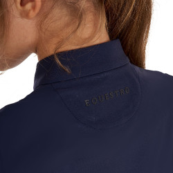 Base Layer Equestro d'entraînement à manches longues fille Marine blazer Bleu marine