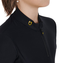 Base Layer Equestro d'entraînement à manches longues fille Noir