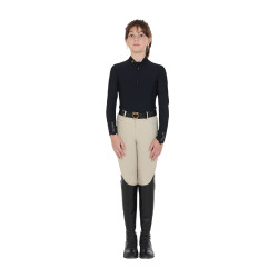 Base Layer Equestro d'entraînement à manches longues fille Noir