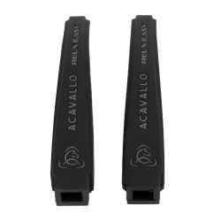 Bras en silicone pour étriers multicolore Rel-x Easy Acavallo Noir / gris foncé
