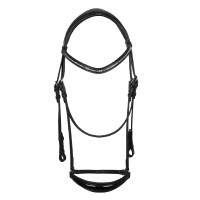 Bridon Dama en cuir de veau Acavallo Noir Bridon Dama en cuir de veau Acavallo Noir