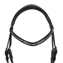 Bridon Dama en cuir de veau Acavallo Noir Bridon Dama en cuir de veau Acavallo Noir