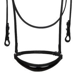 Bridon Dama en cuir de veau Acavallo Noir Bridon Dama en cuir de veau Acavallo Noir