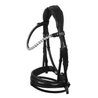 Bridon Ophelia en cuir de veau Acavallo Noir / noir
