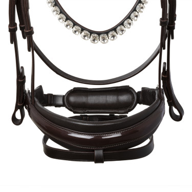 Bridon Ophelia en cuir de veau Acavallo Marron / marron Bridon Ophelia en cuir de veau Acavallo Marron / marron