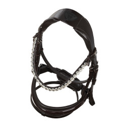 Bridon Ophelia en cuir de veau Acavallo Marron / marron Bridon Ophelia en cuir de veau Acavallo Marron / marron