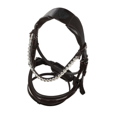 Bridon Ophelia en cuir de veau Acavallo Marron / marron Bridon Ophelia en cuir de veau Acavallo Marron / marron