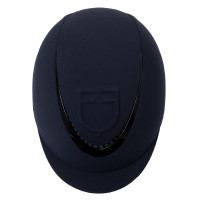 Casque Equestro logo en relief Meteor unisexe Marine Bleu marine