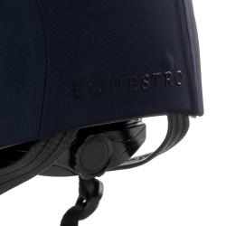 Casque Equestro logo en relief Meteor unisexe Marine Bleu marine