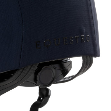 Casque Equestro logo en relief Meteor unisexe Marine Bleu marine