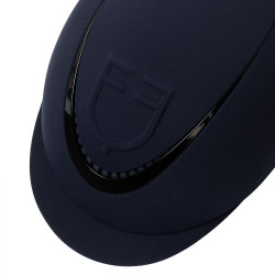 Casque Equestro logo en relief Meteor unisexe Marine Bleu marine