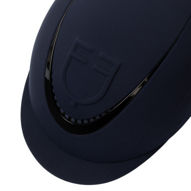 Casque Equestro logo en relief Meteor unisexe Marine Bleu marine