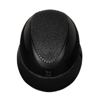 Casque Luxe avec large visière et strass homologué EN 1384-2023 Equestro Noir / noir