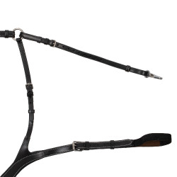 Collier de chasse Equestro anatomique en cuir Noir Collier de chasse Equestro anatomique en cuir Noir