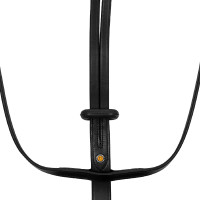 Collier de martingale en cuir Equestro Noir Collier de martingale en cuir Equestro Noir