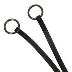 Collier de martingale en cuir Equestro Noir Collier de martingale en cuir Equestro Noir