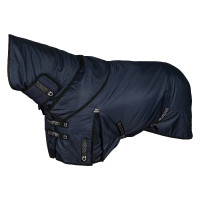 Couvre-cou de paddock en tissu rip-stop Equestro Marine