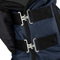 Couvre-cou de paddock en tissu rip-stop Equestro Marine Bleu marine Couvre-cou de paddock en tissu rip-stop Equestro Marine Bleu marine