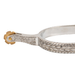 Éperons Lakota avec décorations en acier inoxydable (SS) Éperons Lakota avec décorations en acier inoxydable (SS)