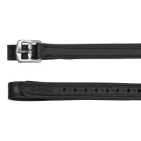 Étrivières Supreme Softy Buff doublure en nylon et boucle courbée en acier inoxydable Noir