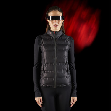 Gilet femme Equestro Ridertechnology avec coutures thermosoudées Gilet femme Equestro Ridertechnology avec coutures thermosoudées