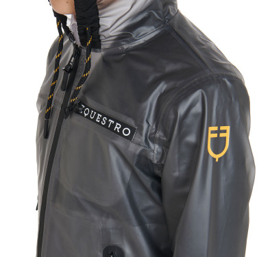 Imperméable coupe-vent enfant avec capuche zippée Equestro Imperméable coupe-vent enfant avec capuche zippée Equestro